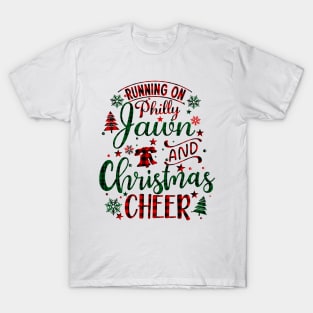 Funny Philadelphia Philly Jawn Philly Christmas Cheer Philly Fan T-Shirt